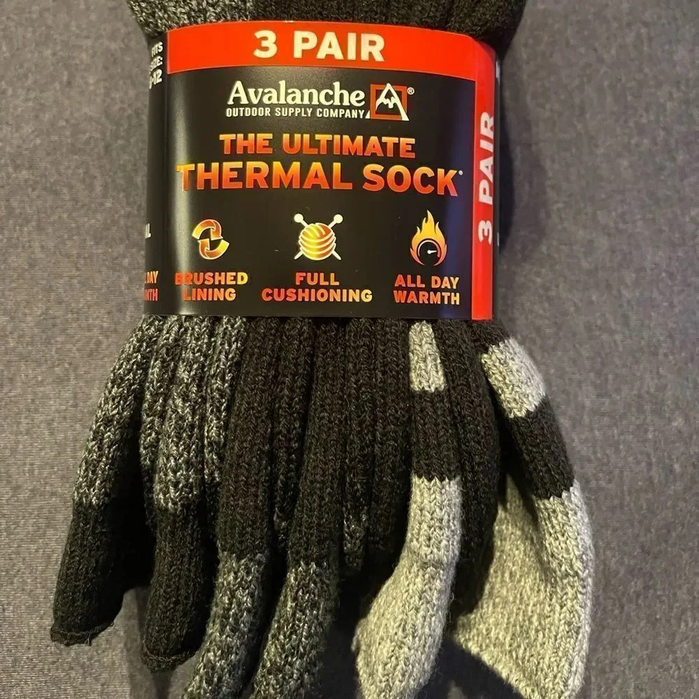 Avalanche cozy socks  Thermal Crew 3 Pair Winter